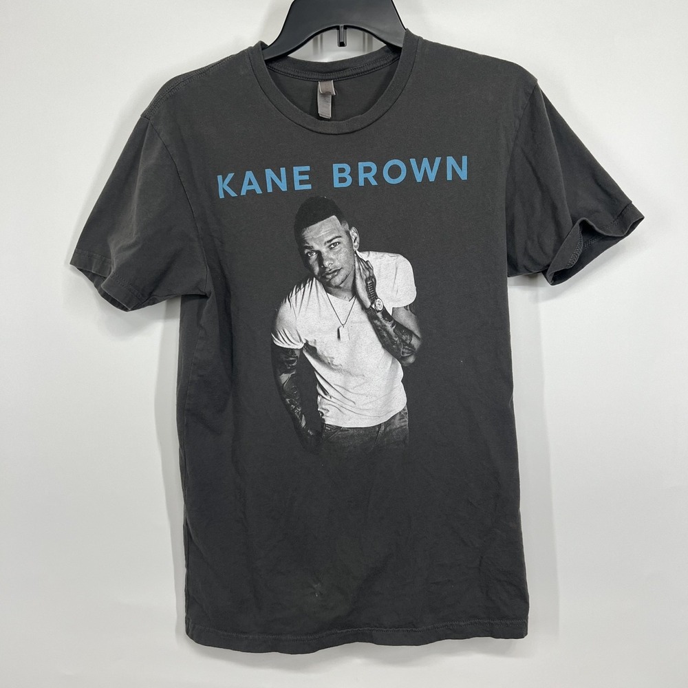 Kane Brown Concert T-Shirt Men's M Gray Double Sided Tour Merch Official Country